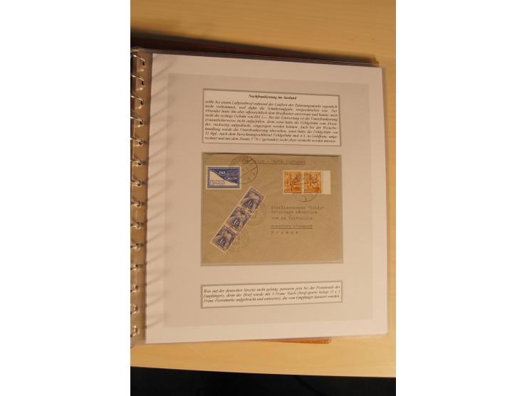 1948, große, auch international hochbewertete Ausstellungssammlung in 4 Bänden und Ergänzungsbänden mit insgesamt ca. 160 Bri