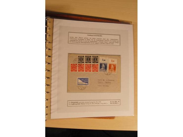 1948, große, auch international hochbewertete Ausstellungssammlung in 4 Bänden und Ergänzungsbänden mit insgesamt ca. 160 Bri
