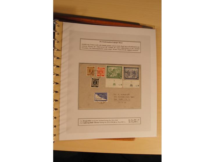 1948, große, auch international hochbewertete Ausstellungssammlung in 4 Bänden und Ergänzungsbänden mit insgesamt ca. 160 Bri