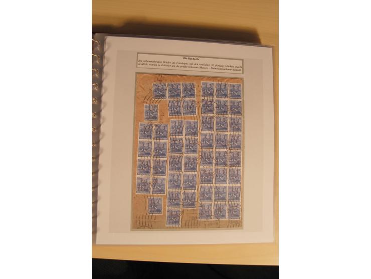 1948, große, auch international hochbewertete Ausstellungssammlung in 4 Bänden und Ergänzungsbänden mit insgesamt ca. 160 Bri