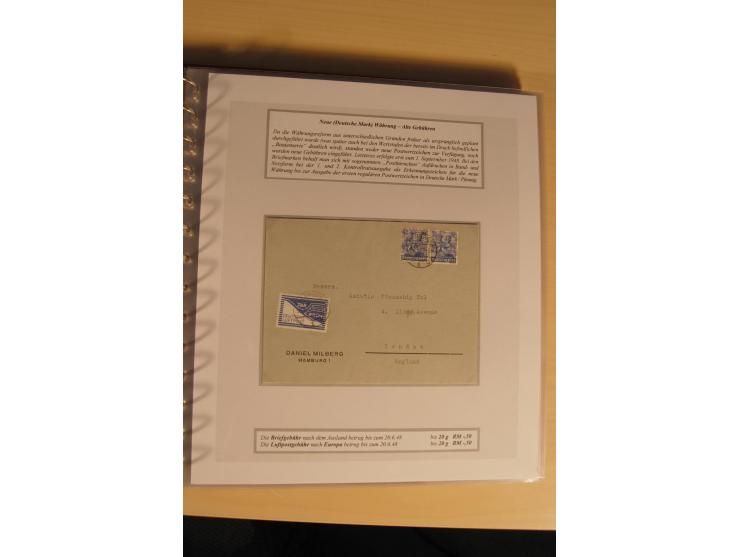 1948, große, auch international hochbewertete Ausstellungssammlung in 4 Bänden und Ergänzungsbänden mit insgesamt ca. 160 Bri