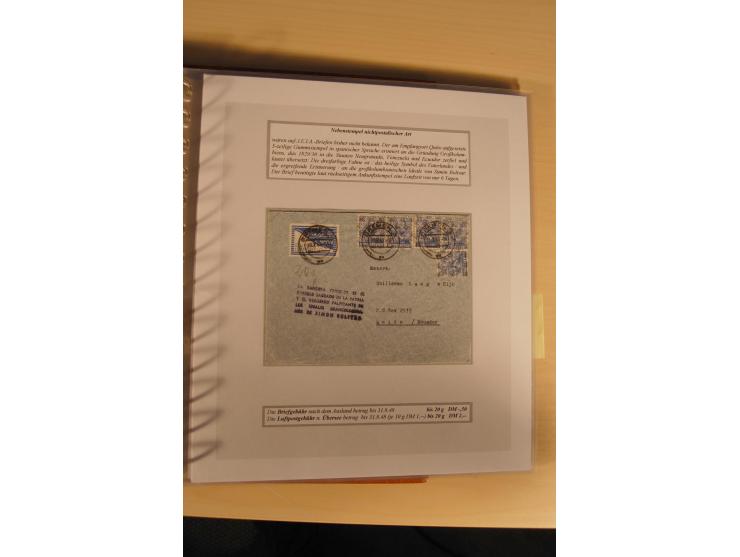 1948, große, auch international hochbewertete Ausstellungssammlung in 4 Bänden und Ergänzungsbänden mit insgesamt ca. 160 Bri