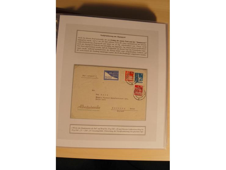 1948, große, auch international hochbewertete Ausstellungssammlung in 4 Bänden und Ergänzungsbänden mit insgesamt ca. 160 Bri