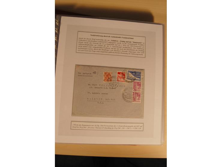 1948, große, auch international hochbewertete Ausstellungssammlung in 4 Bänden und Ergänzungsbänden mit insgesamt ca. 160 Bri