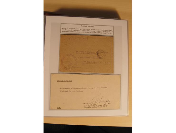 1948, große, auch international hochbewertete Ausstellungssammlung in 4 Bänden und Ergänzungsbänden mit insgesamt ca. 160 Bri