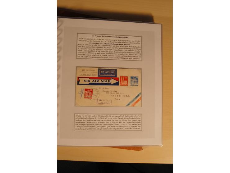 1948, große, auch international hochbewertete Ausstellungssammlung in 4 Bänden und Ergänzungsbänden mit insgesamt ca. 160 Bri