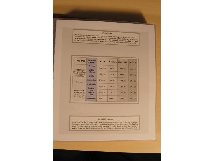 1948, große, auch international hochbewertete Ausstellungssammlung in 4 Bänden und Ergänzungsbänden mit insgesamt ca. 160 Bri