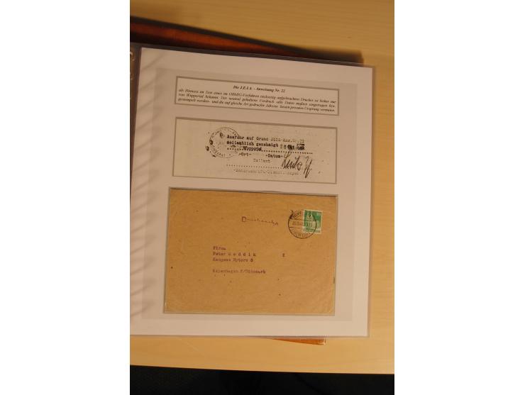1948, große, auch international hochbewertete Ausstellungssammlung in 4 Bänden und Ergänzungsbänden mit insgesamt ca. 160 Bri