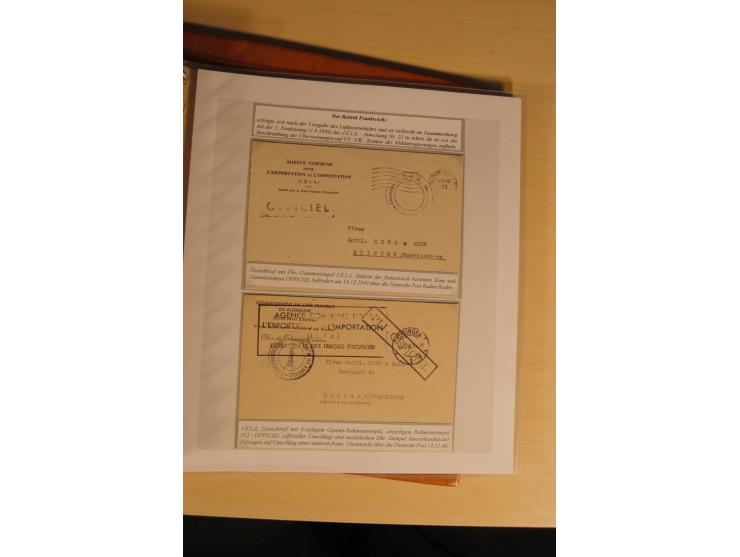 1948, große, auch international hochbewertete Ausstellungssammlung in 4 Bänden und Ergänzungsbänden mit insgesamt ca. 160 Bri
