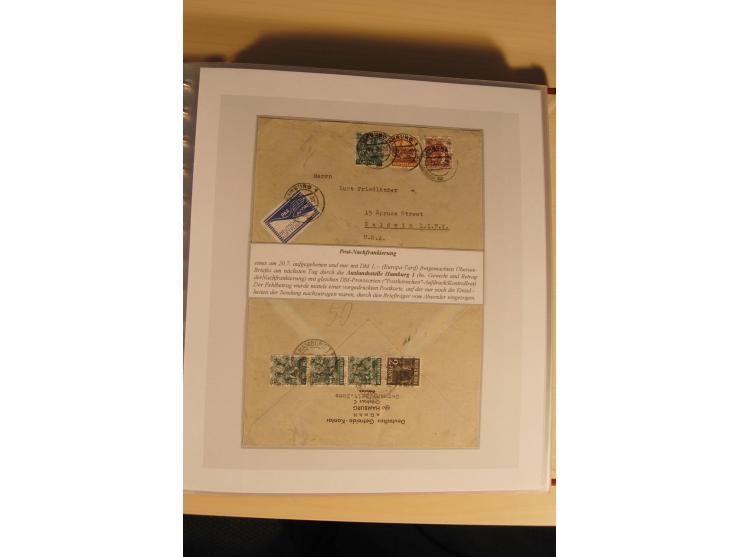 1948, große, auch international hochbewertete Ausstellungssammlung in 4 Bänden und Ergänzungsbänden mit insgesamt ca. 160 Bri