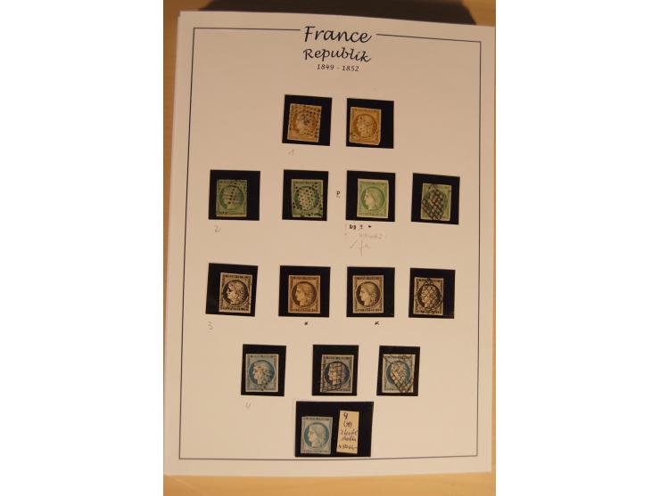 1849/68, anfangs ungebrauchte und gestempelte, ab 1900 nur noch ungebrauchte bzw. postfrische umfangreiche Sammlung, teils et