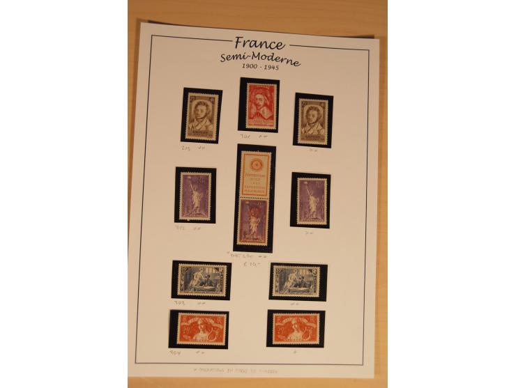 1849/68, anfangs ungebrauchte und gestempelte, ab 1900 nur noch ungebrauchte bzw. postfrische umfangreiche Sammlung, teils et