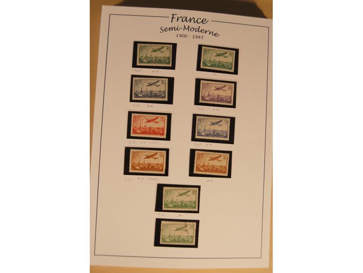 1849/68, anfangs ungebrauchte und gestempelte, ab 1900 nur noch ungebrauchte bzw. postfrische umfangreiche Sammlung, teils et
