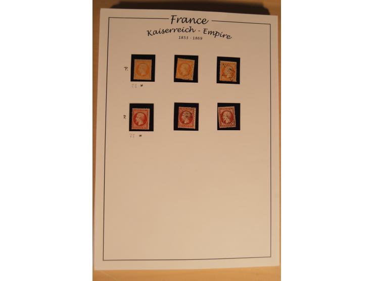 1849/68, anfangs ungebrauchte und gestempelte, ab 1900 nur noch ungebrauchte bzw. postfrische umfangreiche Sammlung, teils et