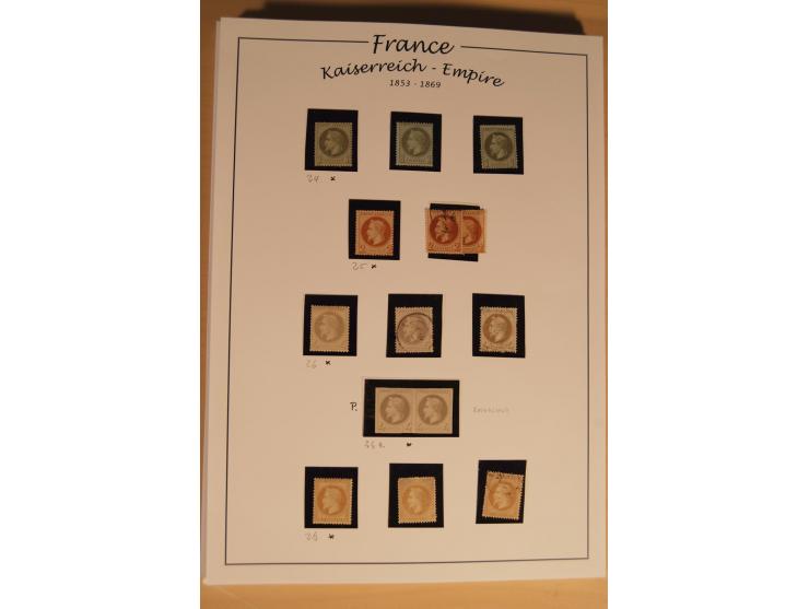 1849/68, anfangs ungebrauchte und gestempelte, ab 1900 nur noch ungebrauchte bzw. postfrische umfangreiche Sammlung, teils et