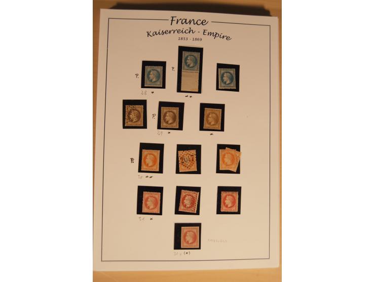1849/68, anfangs ungebrauchte und gestempelte, ab 1900 nur noch ungebrauchte bzw. postfrische umfangreiche Sammlung, teils et