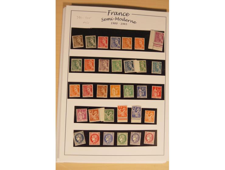 1849/68, anfangs ungebrauchte und gestempelte, ab 1900 nur noch ungebrauchte bzw. postfrische umfangreiche Sammlung, teils et