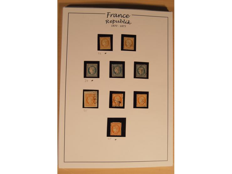 1849/68, anfangs ungebrauchte und gestempelte, ab 1900 nur noch ungebrauchte bzw. postfrische umfangreiche Sammlung, teils et