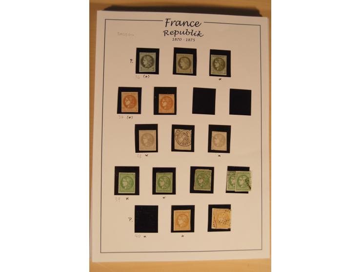1849/68, anfangs ungebrauchte und gestempelte, ab 1900 nur noch ungebrauchte bzw. postfrische umfangreiche Sammlung, teils et