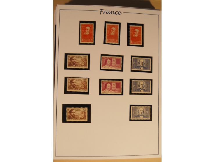 1849/68, anfangs ungebrauchte und gestempelte, ab 1900 nur noch ungebrauchte bzw. postfrische umfangreiche Sammlung, teils et