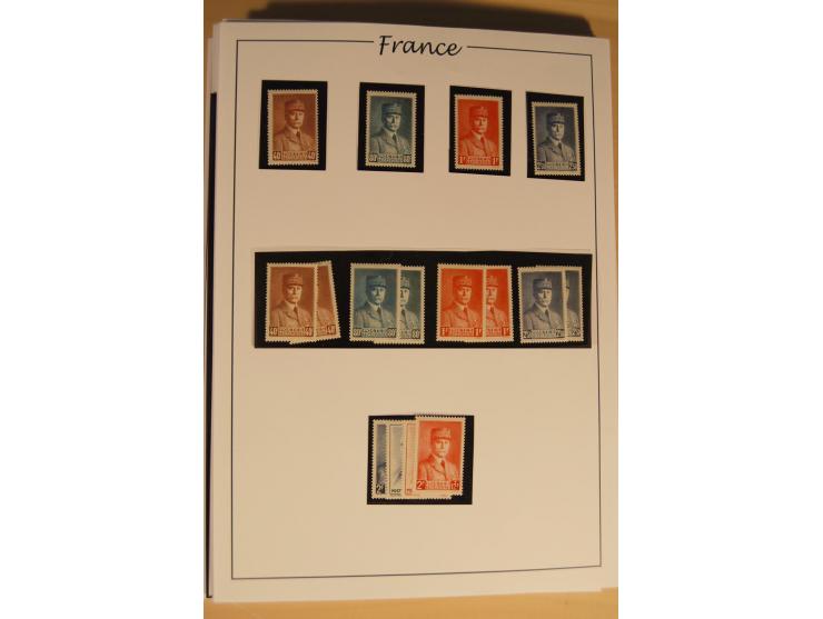 1849/68, anfangs ungebrauchte und gestempelte, ab 1900 nur noch ungebrauchte bzw. postfrische umfangreiche Sammlung, teils et