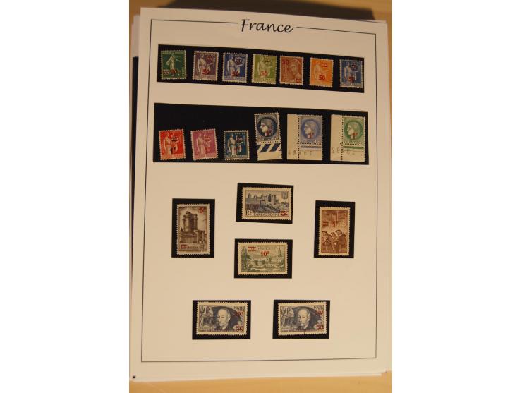 1849/68, anfangs ungebrauchte und gestempelte, ab 1900 nur noch ungebrauchte bzw. postfrische umfangreiche Sammlung, teils et
