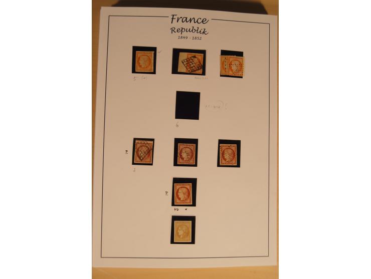 1849/68, anfangs ungebrauchte und gestempelte, ab 1900 nur noch ungebrauchte bzw. postfrische umfangreiche Sammlung, teils et