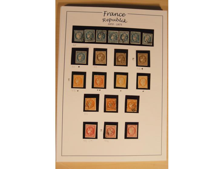 1849/68, anfangs ungebrauchte und gestempelte, ab 1900 nur noch ungebrauchte bzw. postfrische umfangreiche Sammlung, teils et