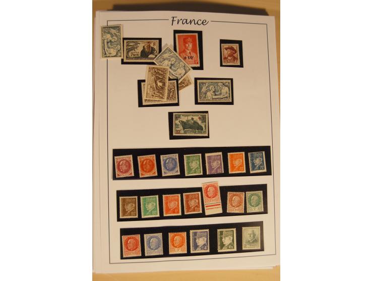 1849/68, anfangs ungebrauchte und gestempelte, ab 1900 nur noch ungebrauchte bzw. postfrische umfangreiche Sammlung, teils et