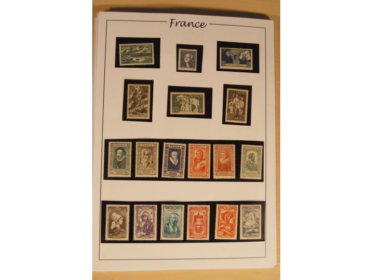 1849/68, anfangs ungebrauchte und gestempelte, ab 1900 nur noch ungebrauchte bzw. postfrische umfangreiche Sammlung, teils et
