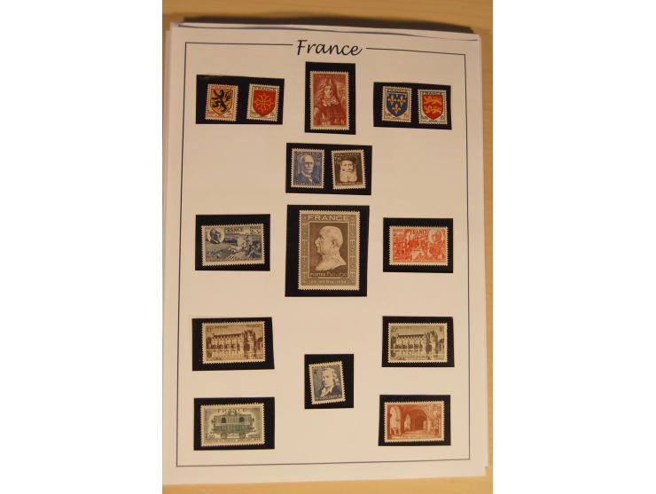 1849/68, anfangs ungebrauchte und gestempelte, ab 1900 nur noch ungebrauchte bzw. postfrische umfangreiche Sammlung, teils et