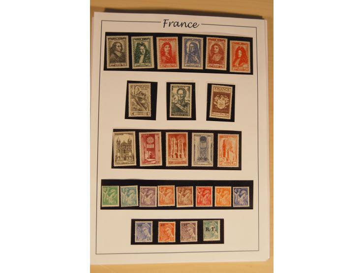 1849/68, anfangs ungebrauchte und gestempelte, ab 1900 nur noch ungebrauchte bzw. postfrische umfangreiche Sammlung, teils et
