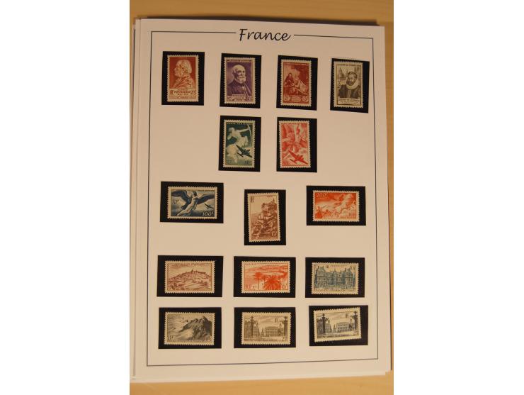 1849/68, anfangs ungebrauchte und gestempelte, ab 1900 nur noch ungebrauchte bzw. postfrische umfangreiche Sammlung, teils et