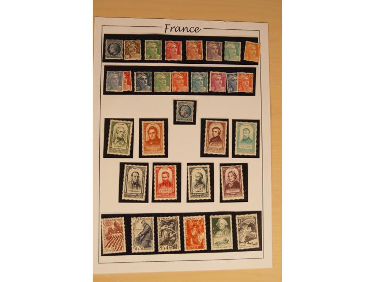 1849/68, anfangs ungebrauchte und gestempelte, ab 1900 nur noch ungebrauchte bzw. postfrische umfangreiche Sammlung, teils et