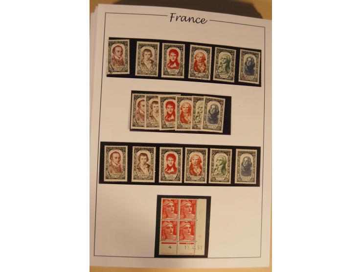 1849/68, anfangs ungebrauchte und gestempelte, ab 1900 nur noch ungebrauchte bzw. postfrische umfangreiche Sammlung, teils et