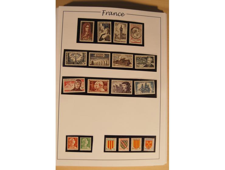 1849/68, anfangs ungebrauchte und gestempelte, ab 1900 nur noch ungebrauchte bzw. postfrische umfangreiche Sammlung, teils et