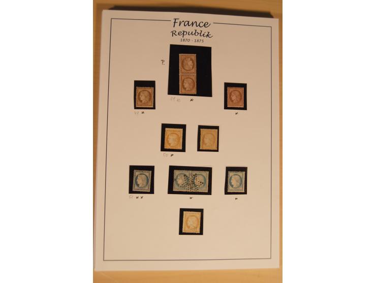 1849/68, anfangs ungebrauchte und gestempelte, ab 1900 nur noch ungebrauchte bzw. postfrische umfangreiche Sammlung, teils et