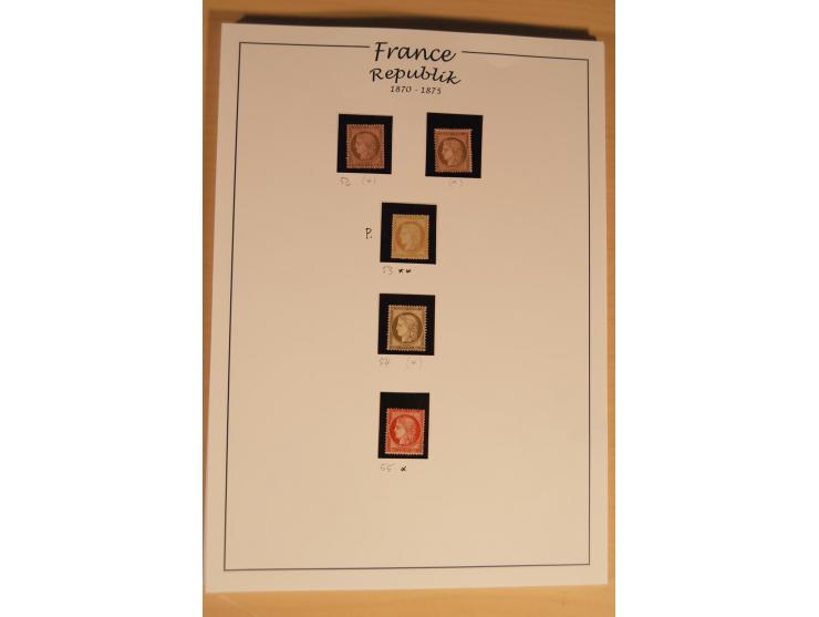 1849/68, anfangs ungebrauchte und gestempelte, ab 1900 nur noch ungebrauchte bzw. postfrische umfangreiche Sammlung, teils et