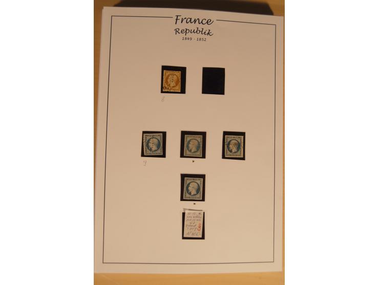 1849/68, anfangs ungebrauchte und gestempelte, ab 1900 nur noch ungebrauchte bzw. postfrische umfangreiche Sammlung, teils et