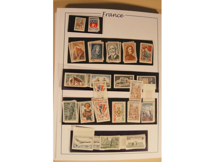 1849/68, anfangs ungebrauchte und gestempelte, ab 1900 nur noch ungebrauchte bzw. postfrische umfangreiche Sammlung, teils et