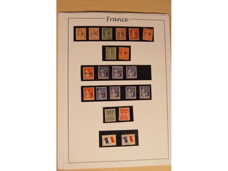 1849/68, anfangs ungebrauchte und gestempelte, ab 1900 nur noch ungebrauchte bzw. postfrische umfangreiche Sammlung, teils et