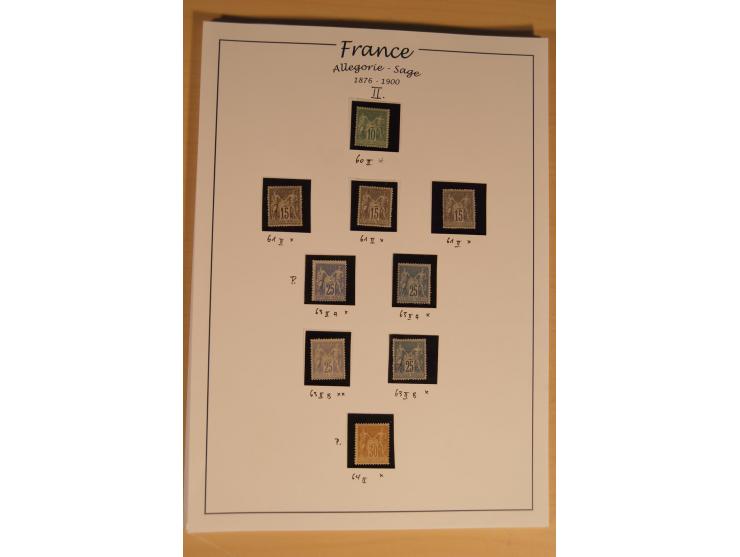 1849/68, anfangs ungebrauchte und gestempelte, ab 1900 nur noch ungebrauchte bzw. postfrische umfangreiche Sammlung, teils et