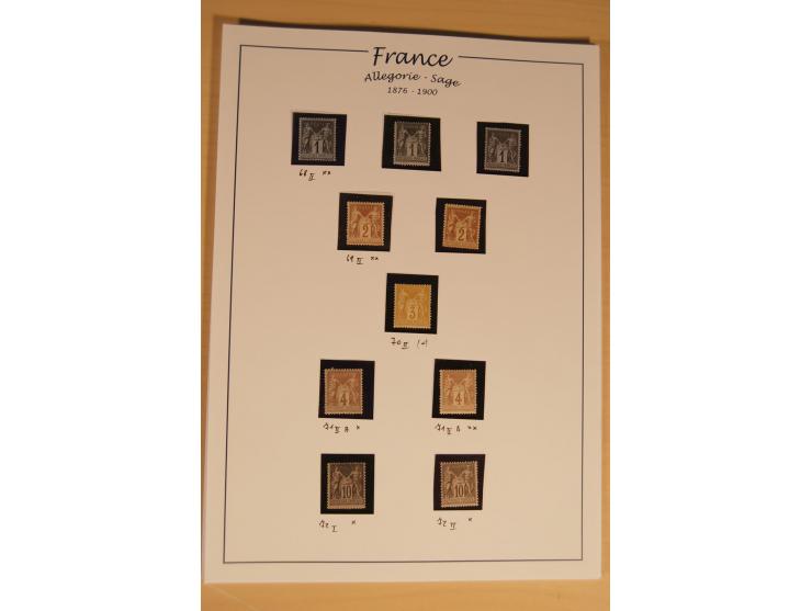 1849/68, anfangs ungebrauchte und gestempelte, ab 1900 nur noch ungebrauchte bzw. postfrische umfangreiche Sammlung, teils et