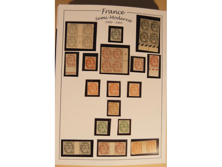1849/68, anfangs ungebrauchte und gestempelte, ab 1900 nur noch ungebrauchte bzw. postfrische umfangreiche Sammlung, teils et