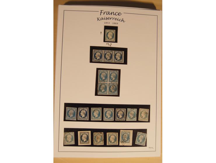 1849/68, anfangs ungebrauchte und gestempelte, ab 1900 nur noch ungebrauchte bzw. postfrische umfangreiche Sammlung, teils et