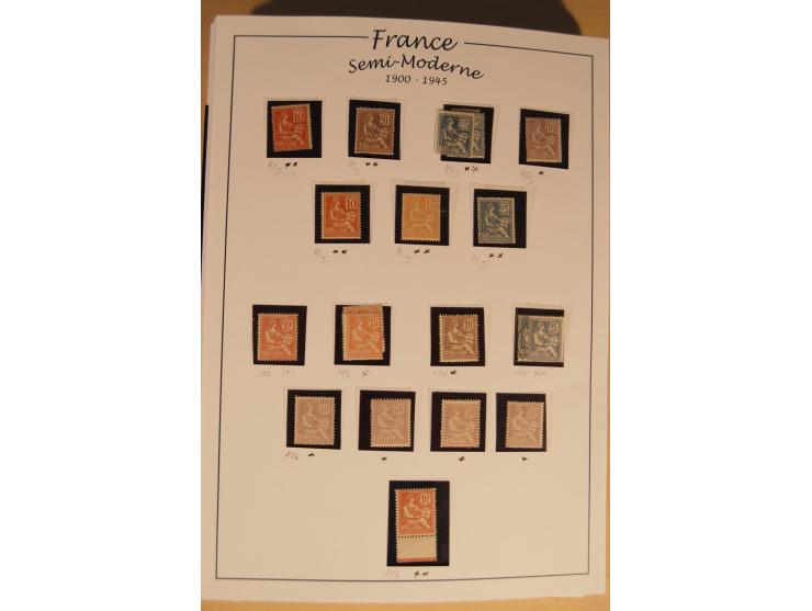 1849/68, anfangs ungebrauchte und gestempelte, ab 1900 nur noch ungebrauchte bzw. postfrische umfangreiche Sammlung, teils et