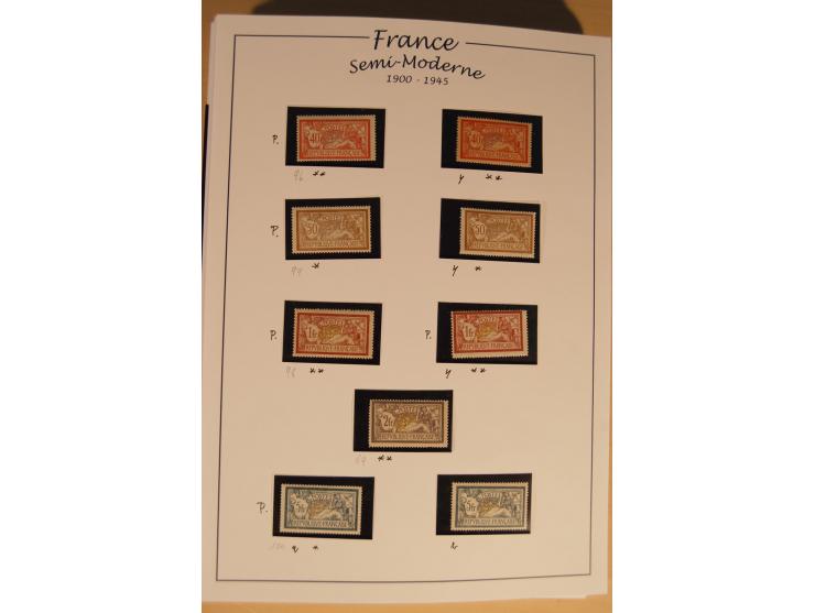 1849/68, anfangs ungebrauchte und gestempelte, ab 1900 nur noch ungebrauchte bzw. postfrische umfangreiche Sammlung, teils et