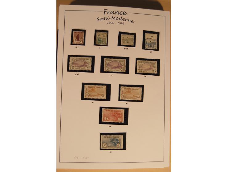 1849/68, anfangs ungebrauchte und gestempelte, ab 1900 nur noch ungebrauchte bzw. postfrische umfangreiche Sammlung, teils et