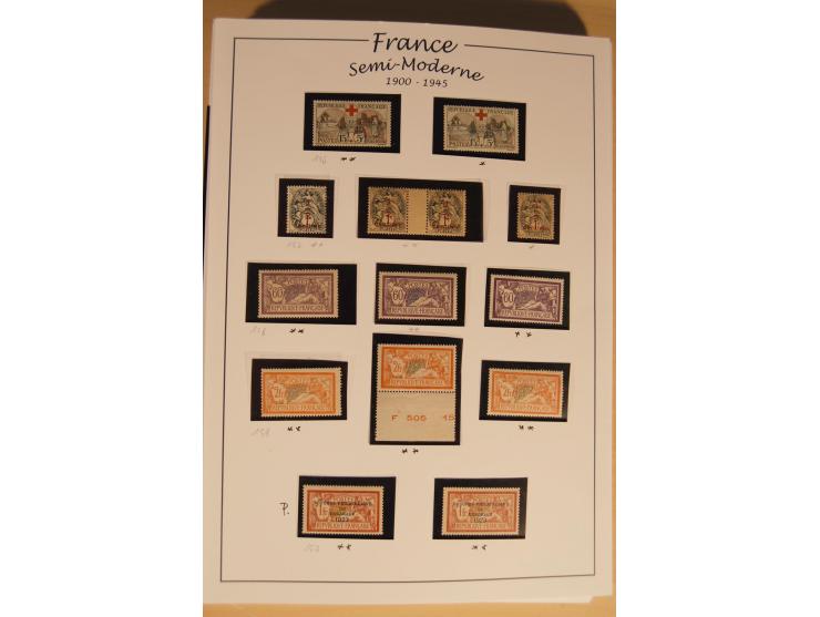 1849/68, anfangs ungebrauchte und gestempelte, ab 1900 nur noch ungebrauchte bzw. postfrische umfangreiche Sammlung, teils et
