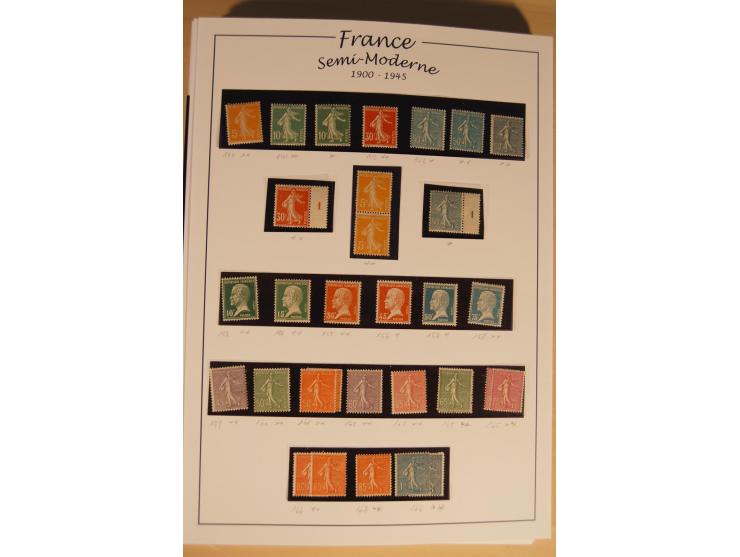 1849/68, anfangs ungebrauchte und gestempelte, ab 1900 nur noch ungebrauchte bzw. postfrische umfangreiche Sammlung, teils et